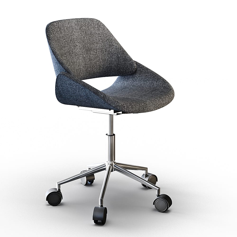 Angle View: Simpli Home - Malden Office Chair - Grey