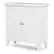 Angle. Simpli Home - Redmond SOLID WOOD 32 inch Wide Transitional Low Storage Cabinet in White - White.