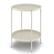 Angle. Simpli Home - Monet Industrial 17 inch Wide Metal Metal End Table in Cream - Cream.