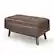 Angle. Simpli Home - Owen Small Rectangular Storage Ottoman - Distressed Chestnut Brown.