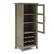 Alt View 11. Simpli Home - Avalon High Storage Wine Rack Cabinet - Distressed Grey.
