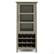 Left. Simpli Home - Avalon High Storage Wine Rack Cabinet - Distressed Grey.
