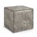 Front. Simpli Home - Brody Square Pouf - Distressed Grey.