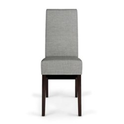 Simpli Home - Avalon Contemporary Deluxe Parson Dining Chair (Set of 2) - Light Beige - Front_Zoom