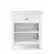 Front. Simpli Home - Night Stand, Bedside table - White.