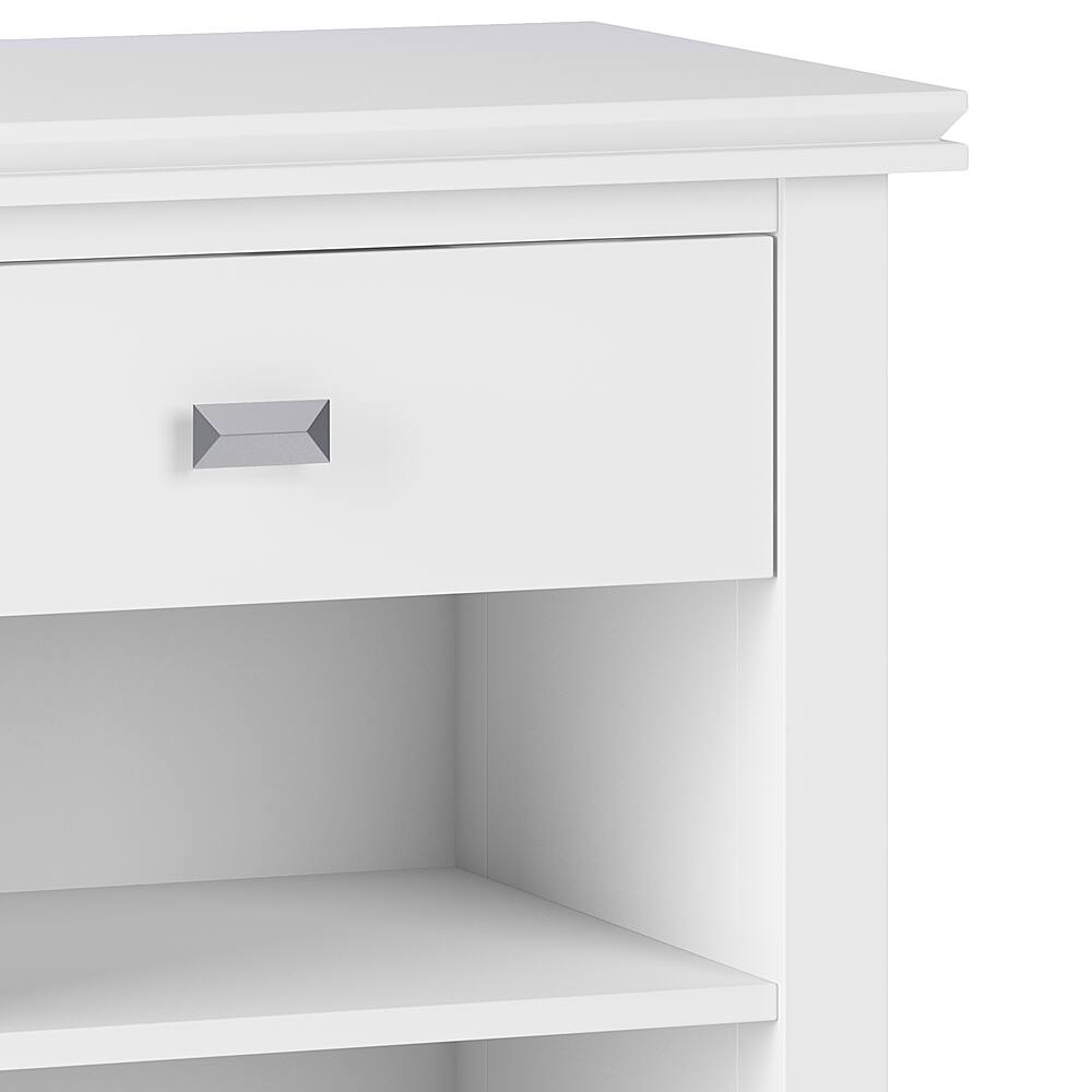 Alt View 13. Simpli Home - Night Stand, Bedside table - White.