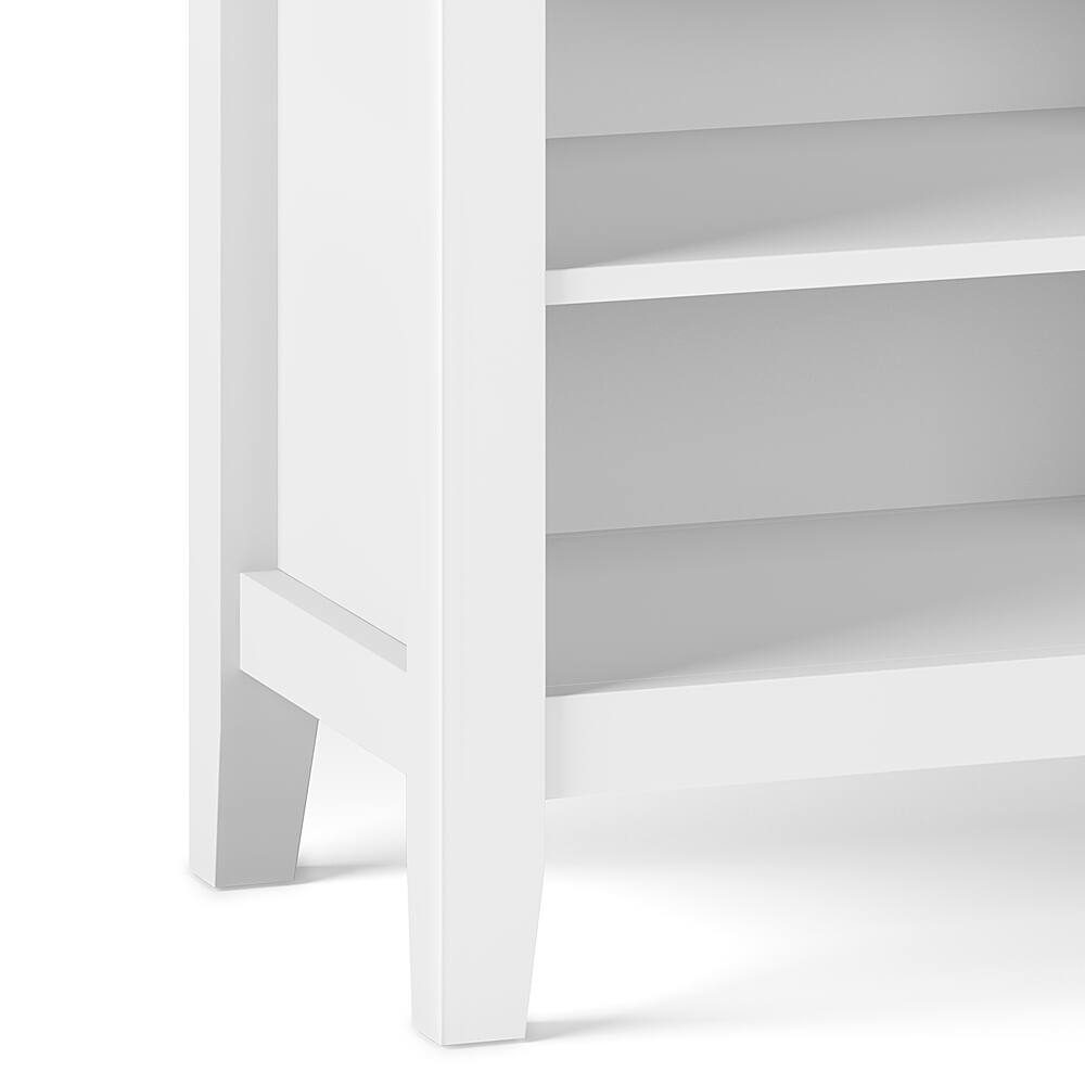 Alt View 14. Simpli Home - Night Stand, Bedside table - White.