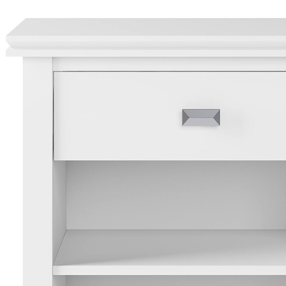 Alt View 15. Simpli Home - Night Stand, Bedside table - White.