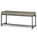 Angle. Simpli Home - Banting Mid Century Wide Desk - Distressed Grey.