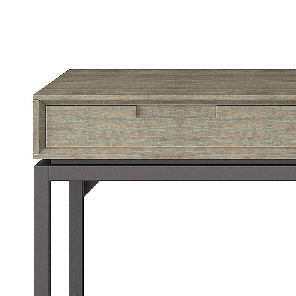 Alt View 13. Simpli Home - Banting Mid Century Wide Desk - Distressed Grey.