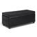 Front. Simpli Home - Avalon Lift Top Rectangular Storage Ottoman - Midnight Black.