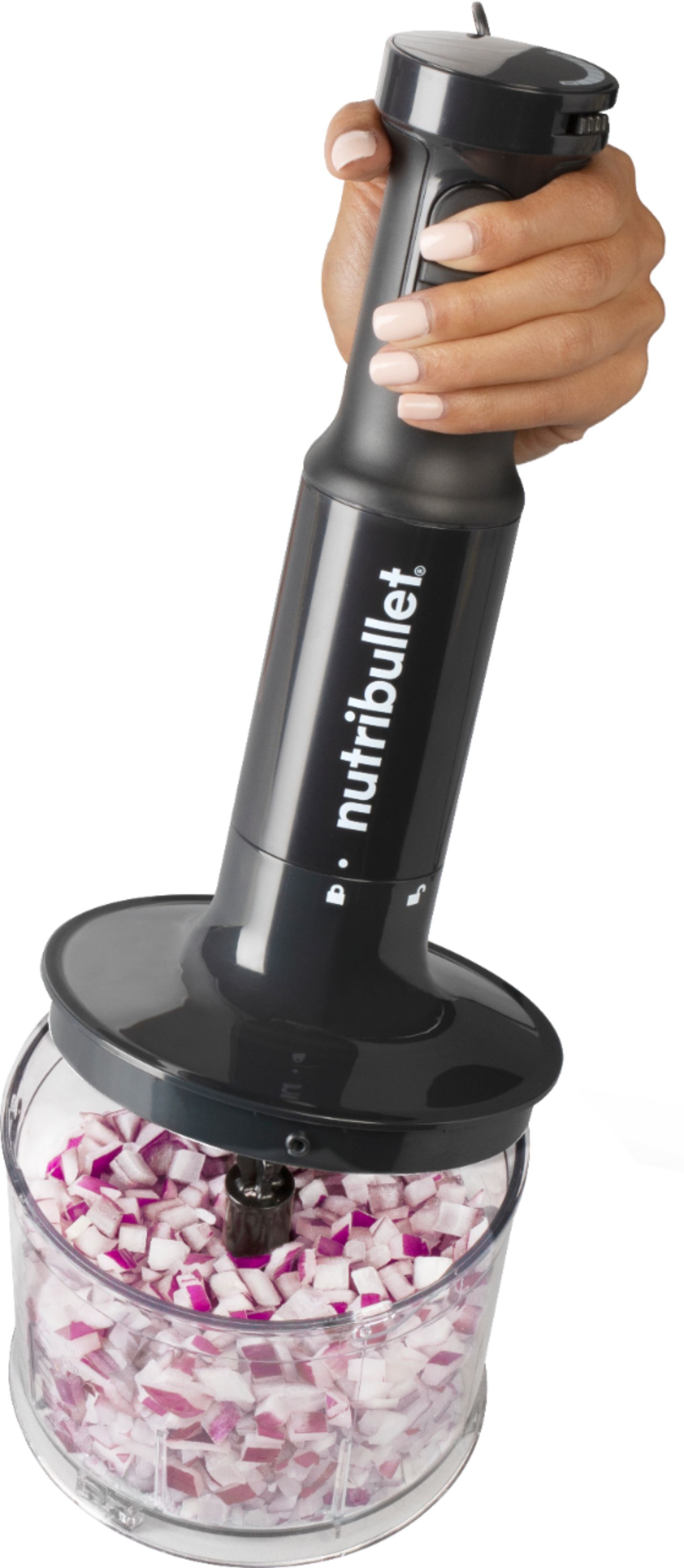 NutriBullet Immersion Blender Deluxe with Whisk and Chopper Attachment  NBI60100 Black NBI60100 - Best Buy