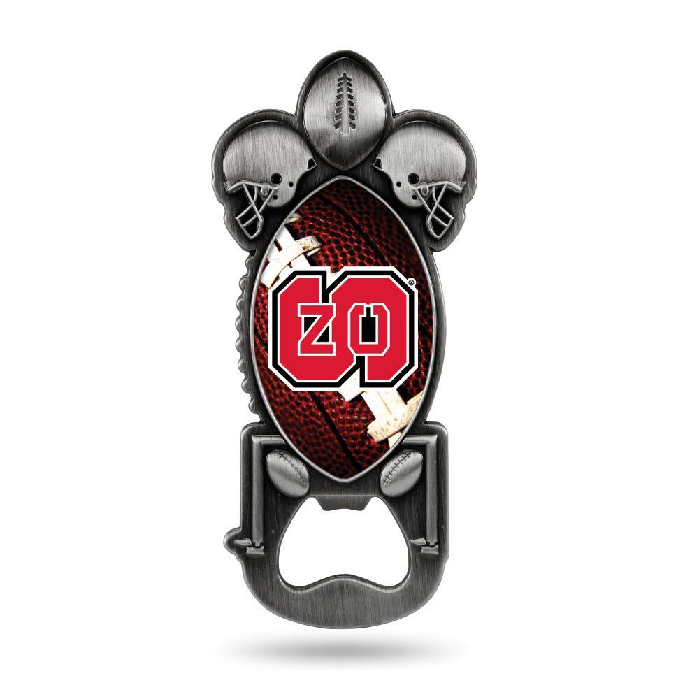 Front. Rico Industries - North Carolina State Wolfpack Party Starter Magnetic Metal Bottle Opener - Multi.