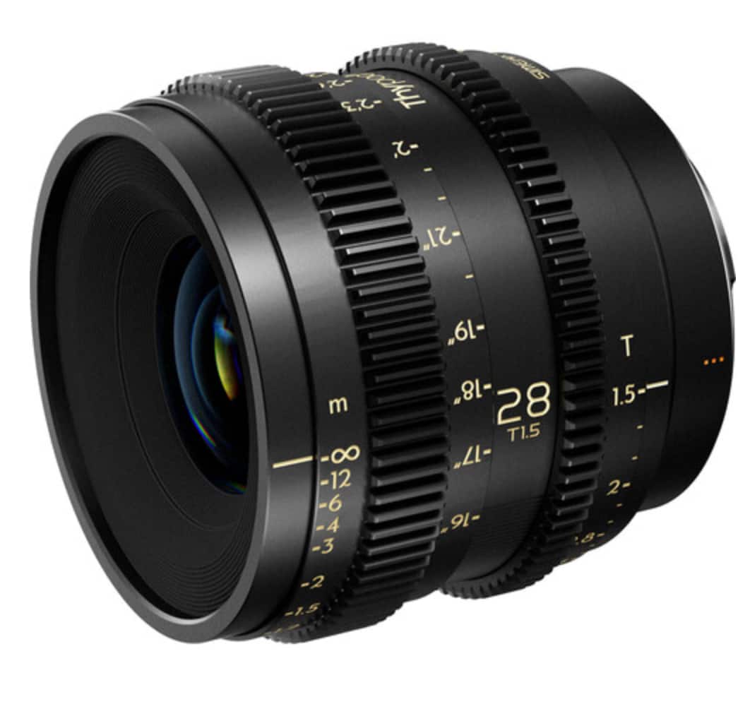 Thypoch - Simera-C 28mm T1.5 Cine Lens for Sony E Mount – Manual Focus Cinema Lens for Filmmaking