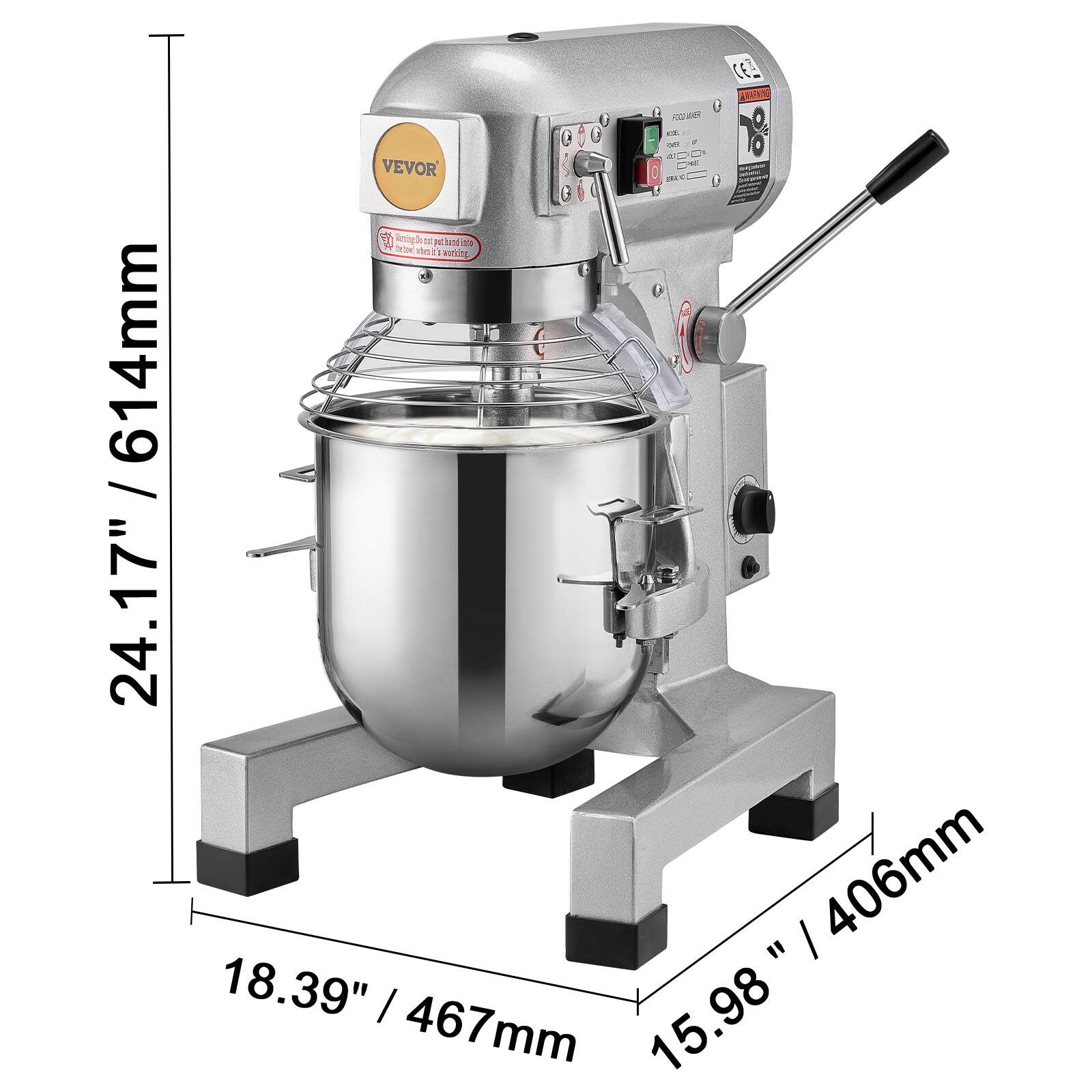 614mm 24.17"  
CEL AWARNING FOOD WER VEVOR' Verning.De of 14 post hend in not working " - 406mm 18.39" | 467mm 15.98"