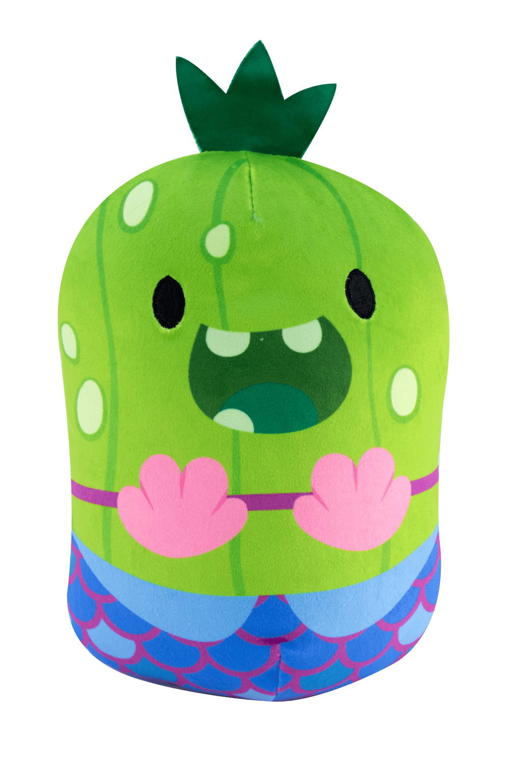 Front. Cats vs Pickles - Cats vs Pickles - Fish Sticks - Hilarious and Super Soft 8" Jumbo Plush for Pickle-Tastic Fun!.