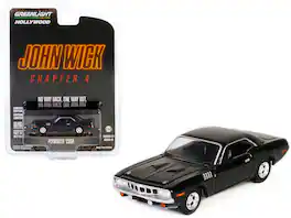 Greenlight - Plymouth Barracuda "John Wick: Chapter 4" (2023) Movie "Hollywood Series" Release 41 1/64 - Black