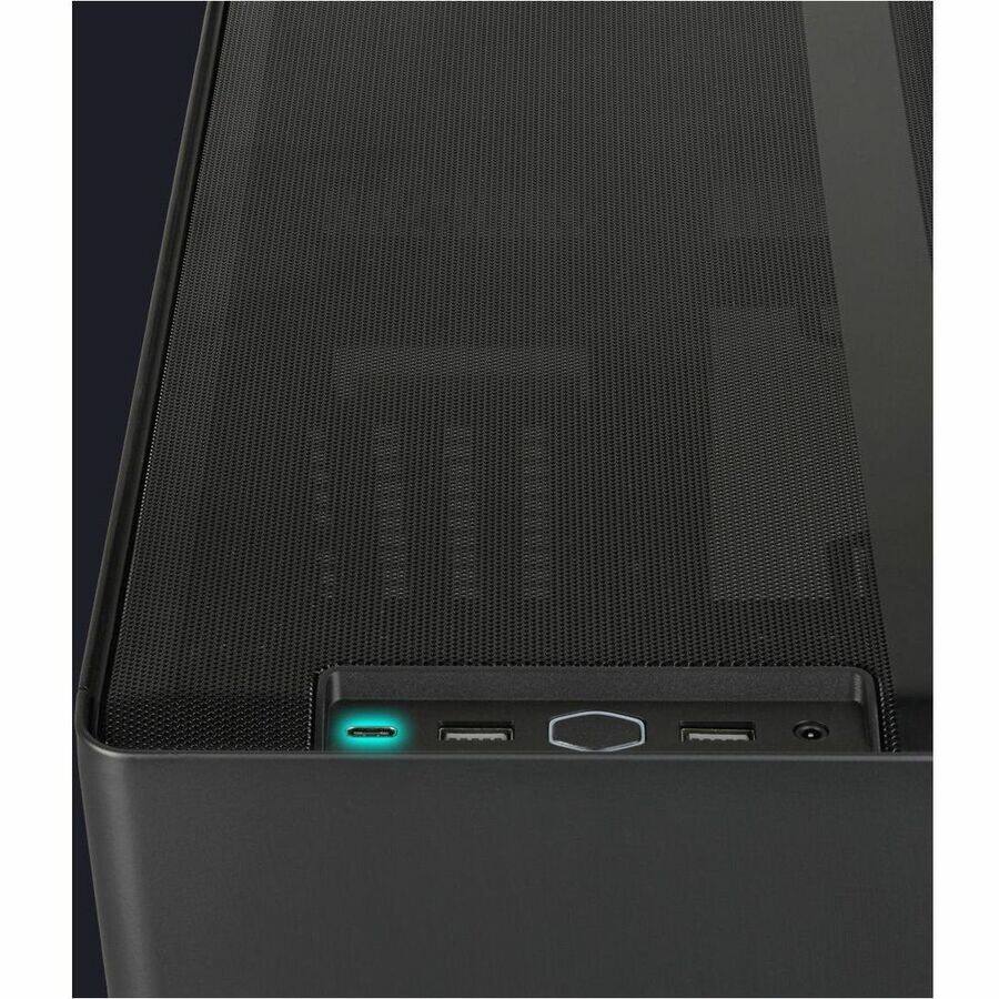 Alt View 7. Cooler Master - Cooler Master MasterBox NR200P V2 - Black - Steel, Tempered Glass, Galvanized Cold Rolled Steel (SGCC), Mesh, ABS - Black.