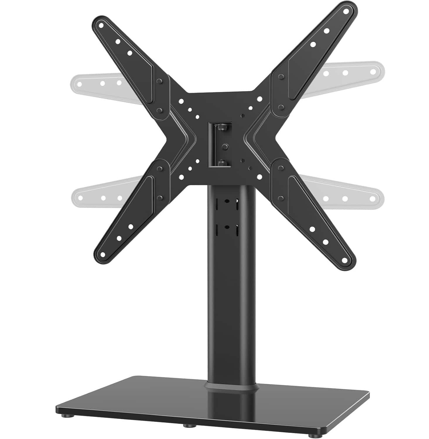 FINEAK - Universal Swivel Tabletop TV Stand for 21-50 Inch TVs - Black