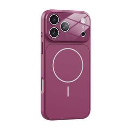 UUCOVER - Magnetic Case for Apple iPhone 17 Pro Max with Full Camera Lens Protector Cover, Compatible with MagSafe, Matte Cover - Cherryred