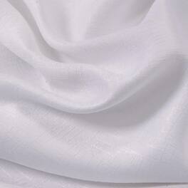 Olivia Gray - Lynx Matte Embossed Blackout Grommet Curtain Panel - White
