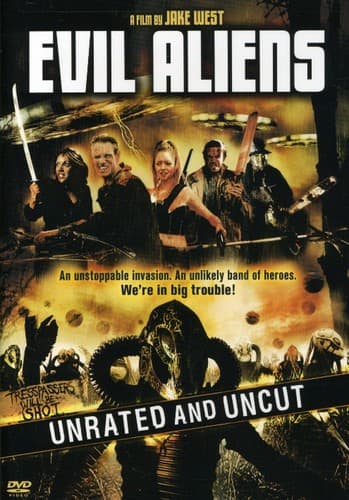 Front. Evil Aliens   - DVD.