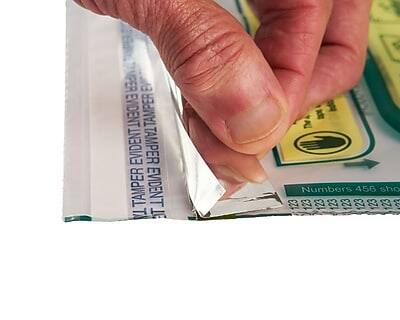 MPER TAMPER EVIDENT TAMPER EVIDENT TAMPER EVIDENT TA Numbers 456 sho 123