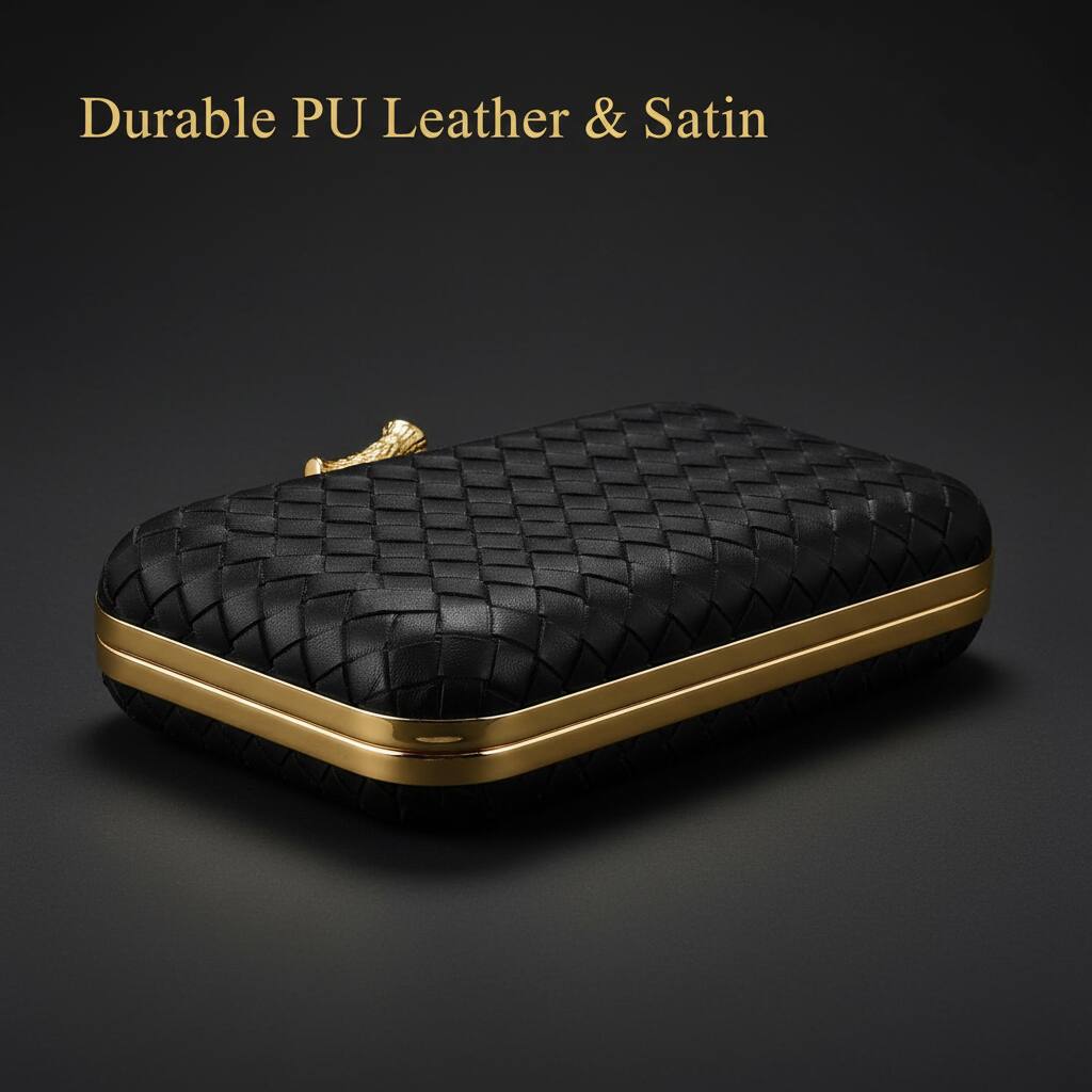 Durable PU Leather & Satin