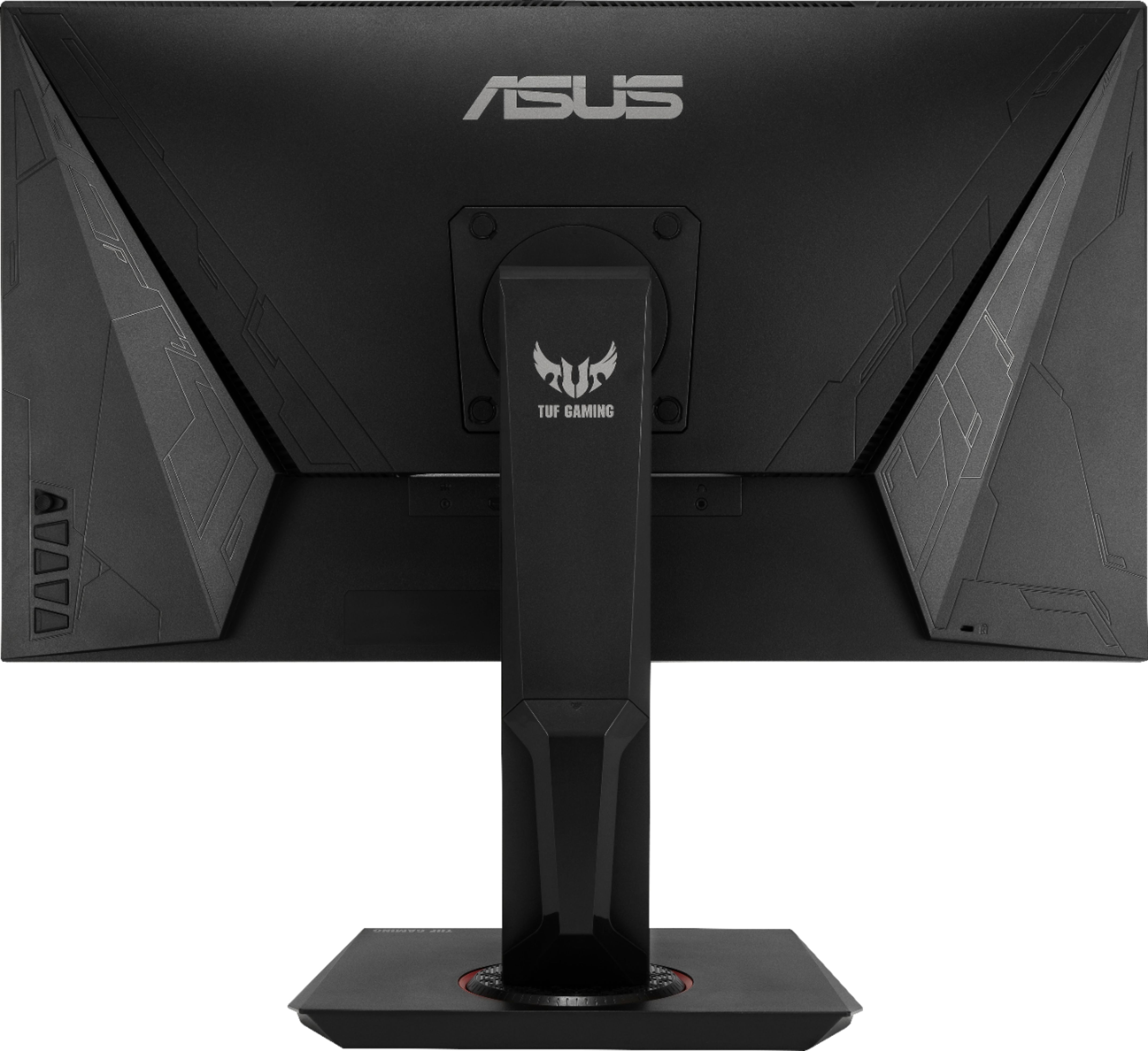 Back View: ASUS - Geek Squad Certified Refurbished TUF Gaming 28" IPS LED 4K UHD FreeSync Monitor with HDR - Black