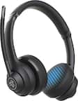 Front. JLab - GO Work Wireless & Wired On-Ear Headset - Black.