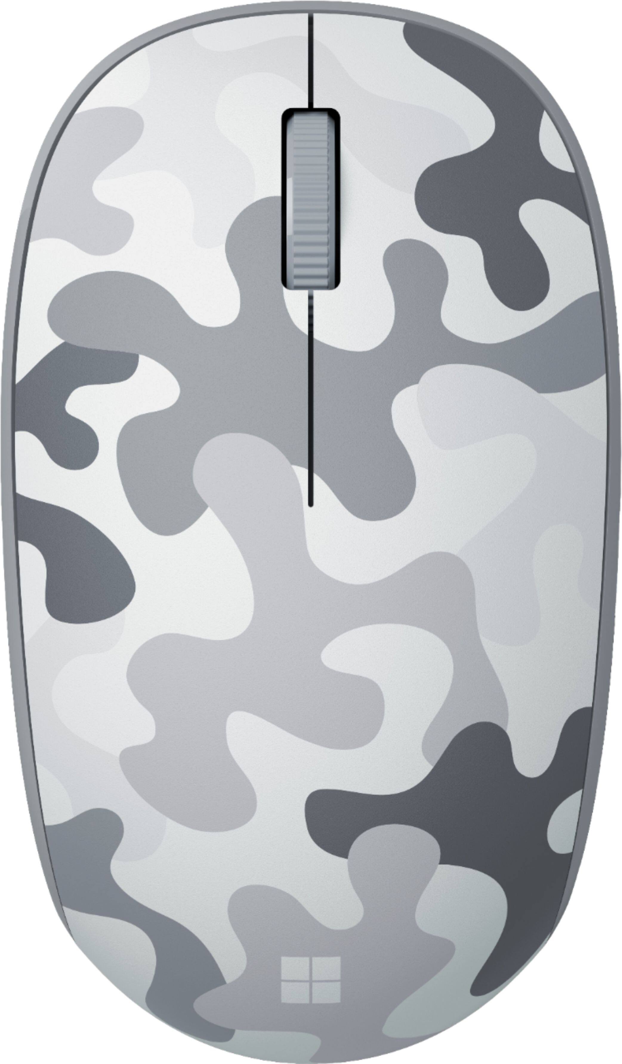 Alt View 11. Microsoft - Wireless Bluetooth Optical Ambidextrous Mouse - Arctic Camo Special Edition.