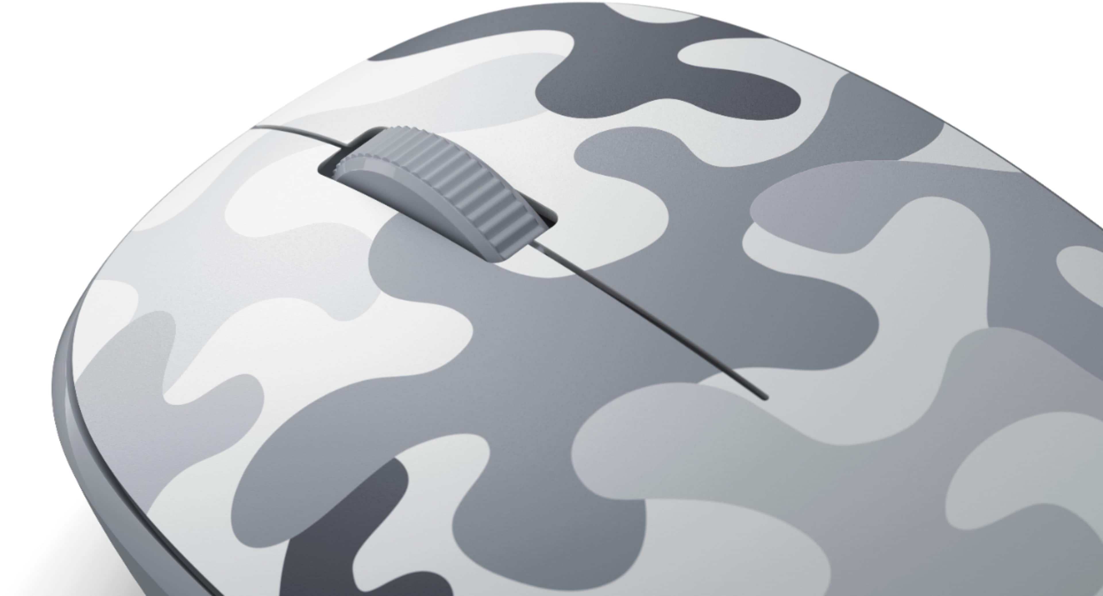 Alt View 12. Microsoft - Wireless Bluetooth Optical Ambidextrous Mouse - Arctic Camo Special Edition.