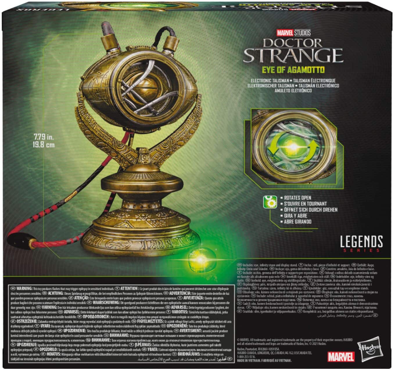 Alt View 16. Marvel - Hasbro Legends Doctor Strange Eye of Agamotto.