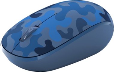 Microsoft - Wireless Bluetooth Optical Ambidextrous Mouse - Nightfall Camo Special Edition - Front_Zoom
