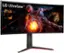 Angle. LG - Geek Squad Certified Refurbished UltraGear 34" IPS LED Curved G-SYNC Ultimate Monitor with HDR (HDMI, DisplayPort) - Black.