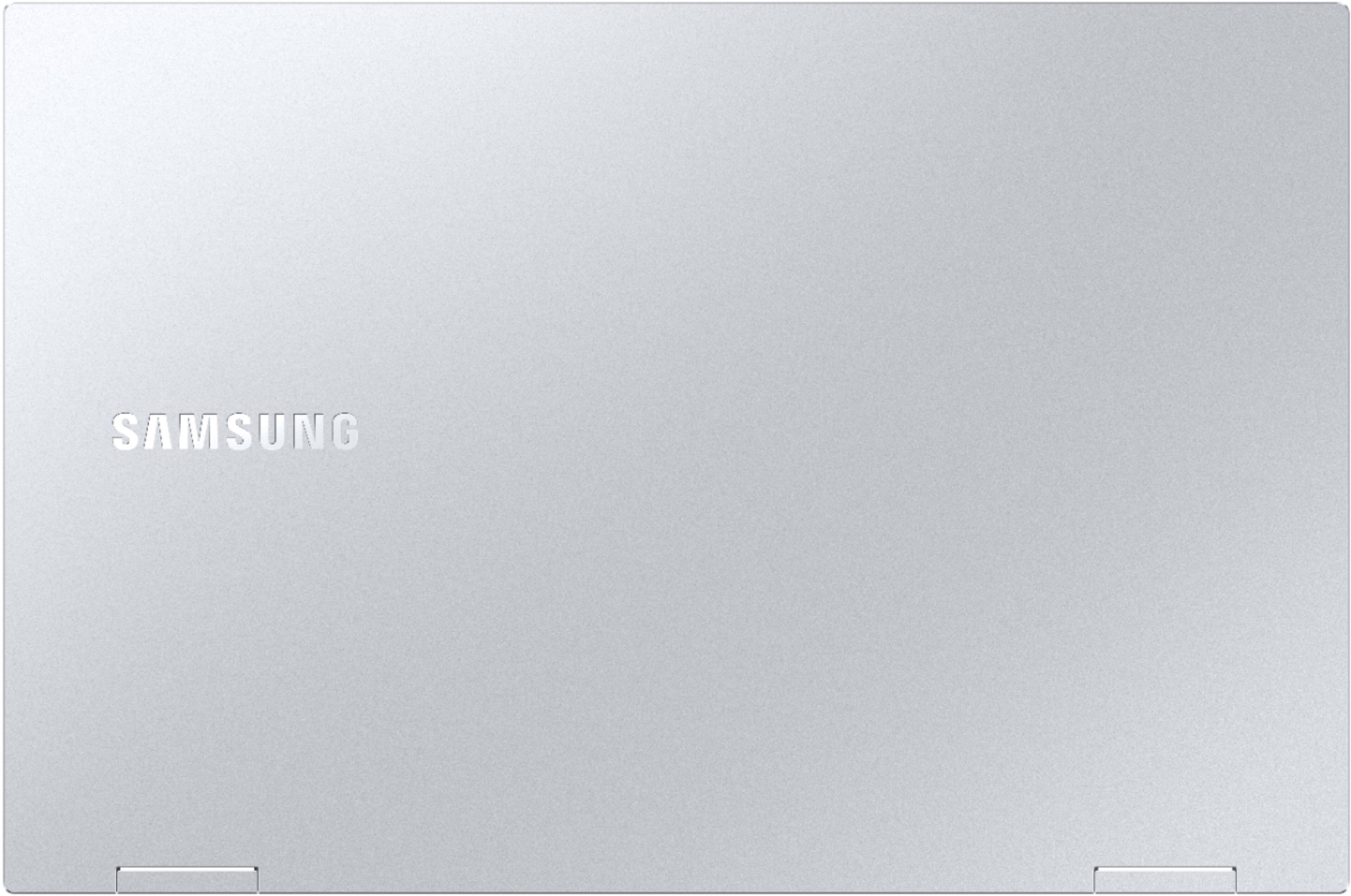 Alt View 3. Samsung - Geek Squad Certified Refurbished Galaxy Book Flex Alpha 13.3" QLED Laptop - Intel Core i7 - 12GB Memory - 512GB SSD - Royal Silver.