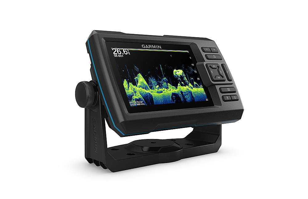 Angle View: Garmin - STRIKER Vivid 5cv Fishfinder GPS - Black