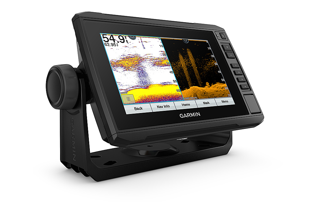 Angle View: Garmin - ECHOMAP UHD 74sv Chartplotter GPS - Black