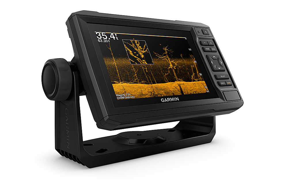 Angle View: Garmin - ECHOMAP UHD 63cv Chartplotter GPS - Black