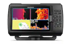 Front. Garmin - STRIKER Vivid 7sv Fishfinder GPS - Black.