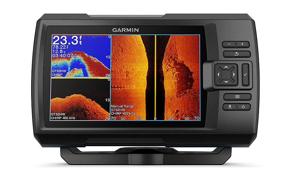 Alt View 12. Garmin - STRIKER Vivid 7sv Fishfinder GPS - Black.