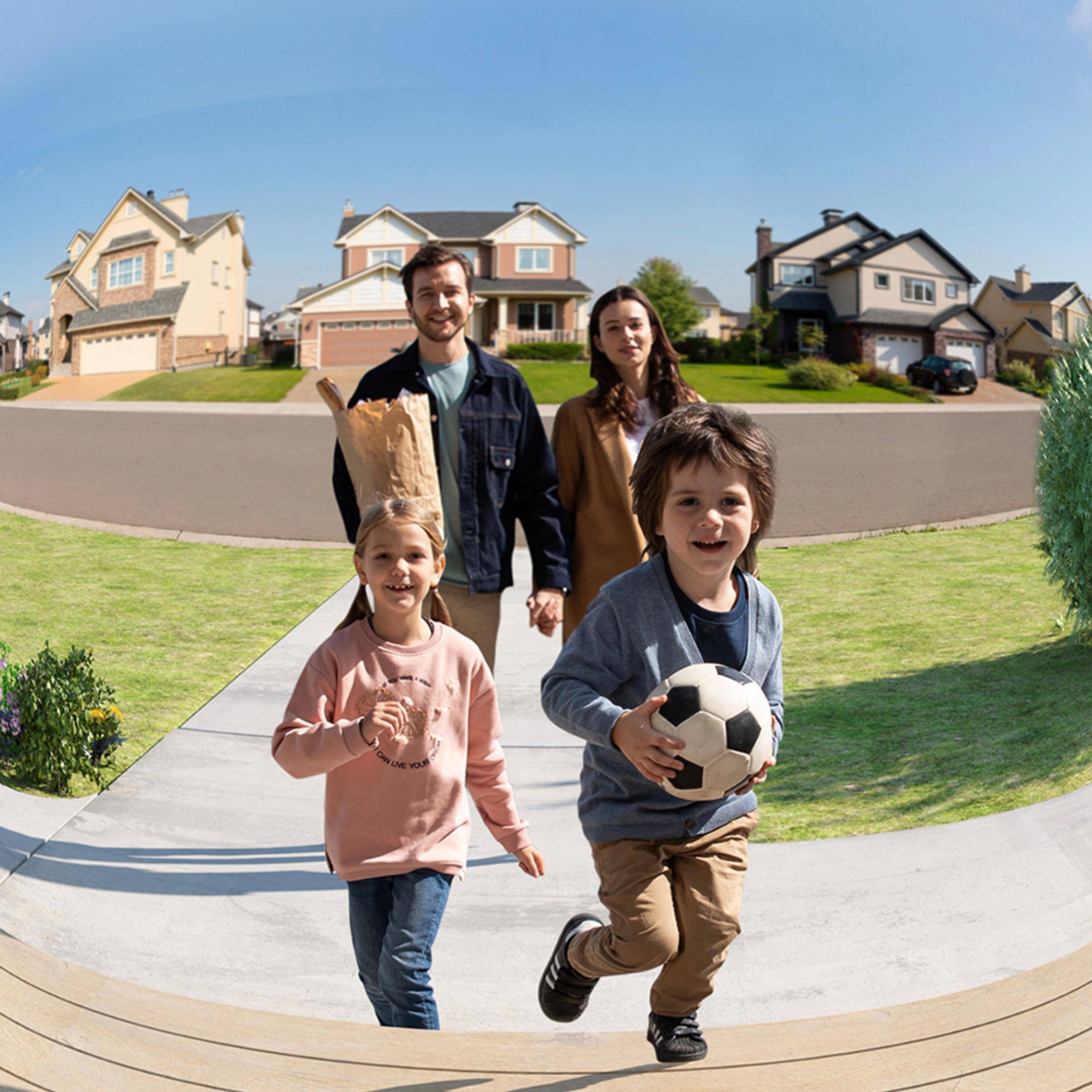 Alt View 11. eufy Security - Smart Wi-Fi Video Doorbell Battery Operated - Black/White.