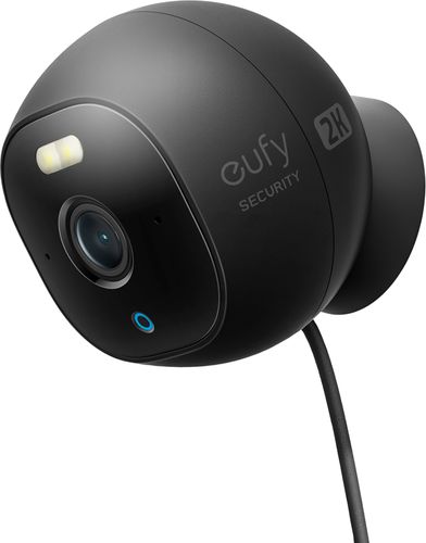 eufy - Security Outdoor Cam 2k Spotlight Wired - Black