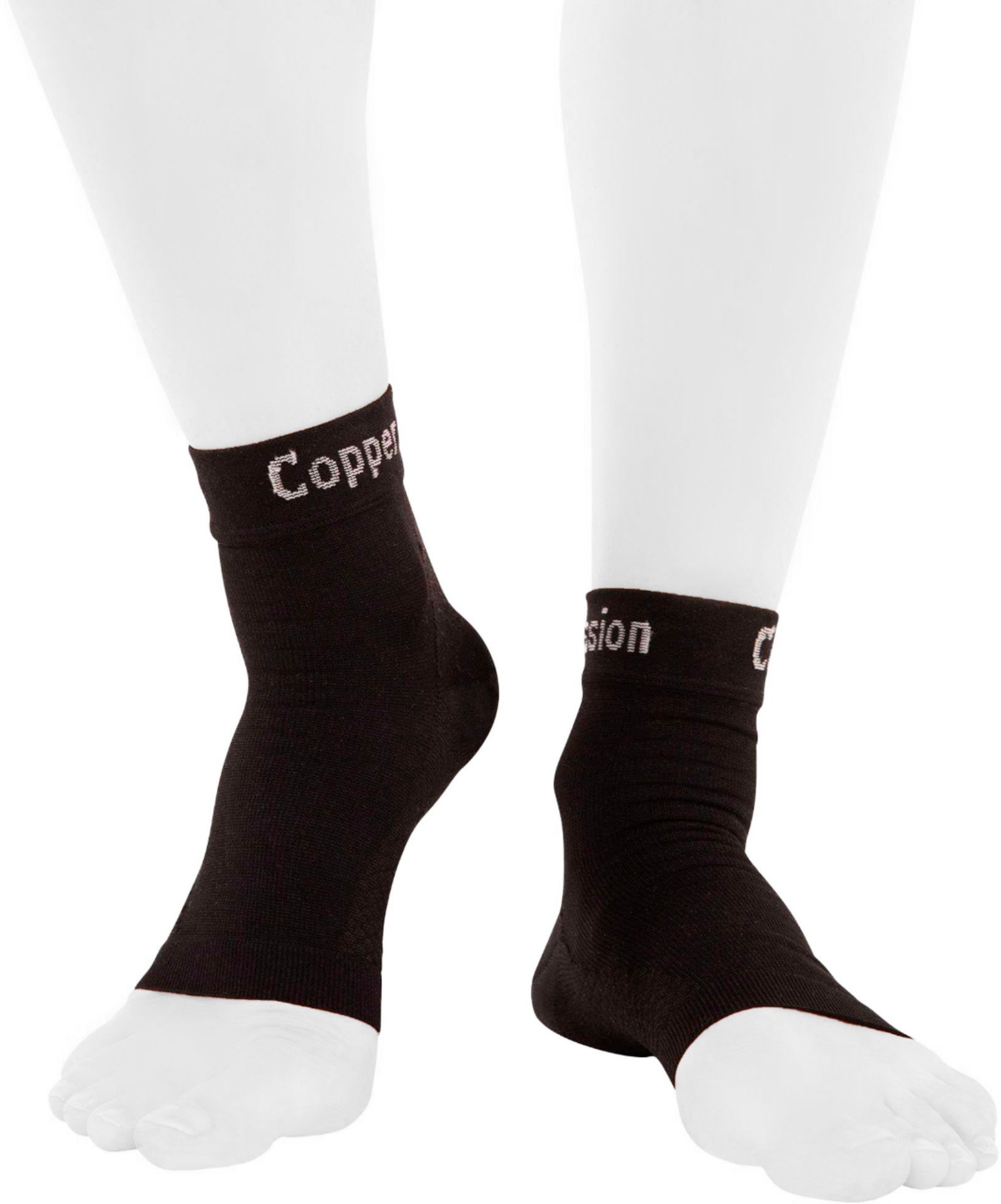Best Buy: Copper Compression Copper Infused Foot Sleeve Small/Medium ...