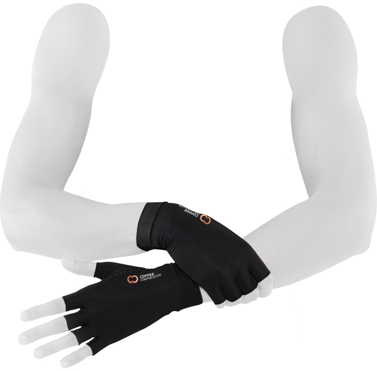 Tablecraft High Heat Glove, 13-3/4 x 6 x 2-1/4, black glove, red cuff,  (pair of 2)
