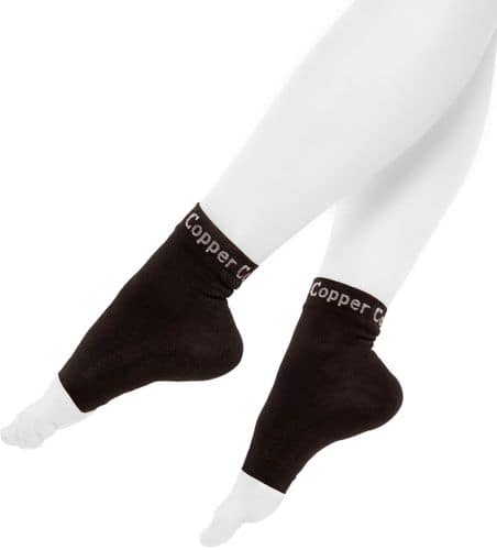 Copper Compression - Copper Infused Foot Sleeve - Large/X-Large - BS4-Front_Standard 