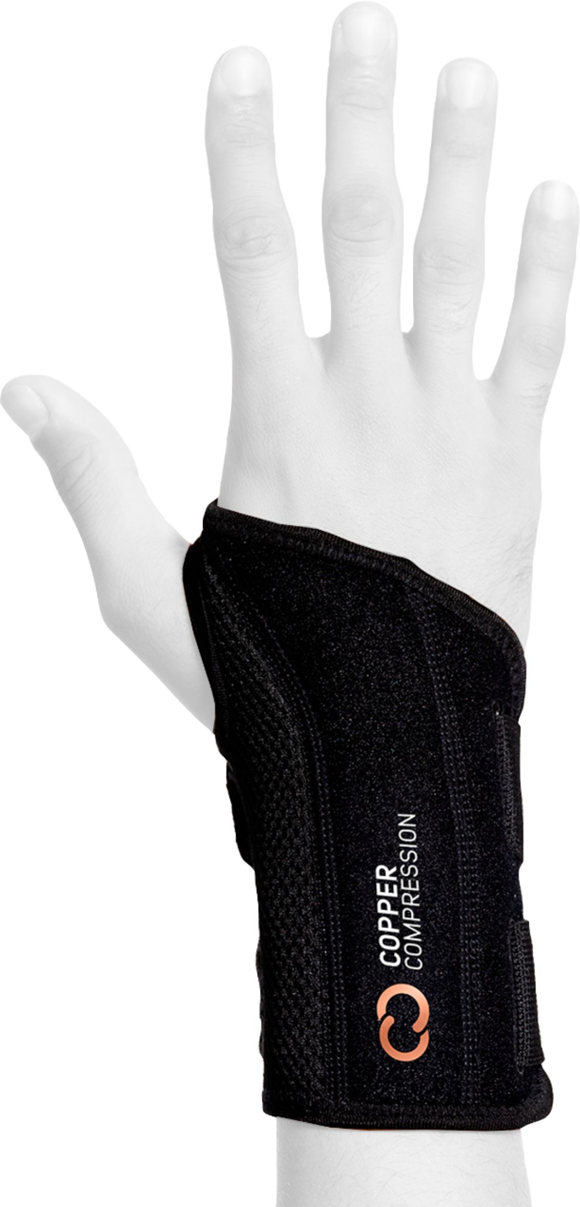 FITITUDE: Infused Copper Compression Wrist Brace with Side Stabilizers