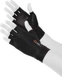 Copper Compression - Copper Infused Arthritis Half Finger Gloves - Small/Medium - BS3 - Front_Zoom