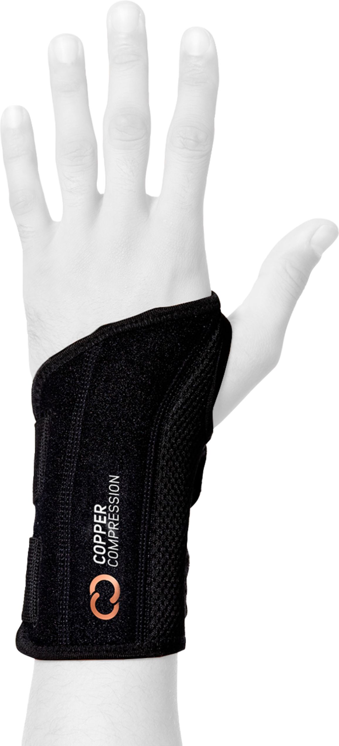Best Buy: Copper Compression Copper Infused Wrist Brace Left Small/Medium  BS3 CCCWRB/BS3