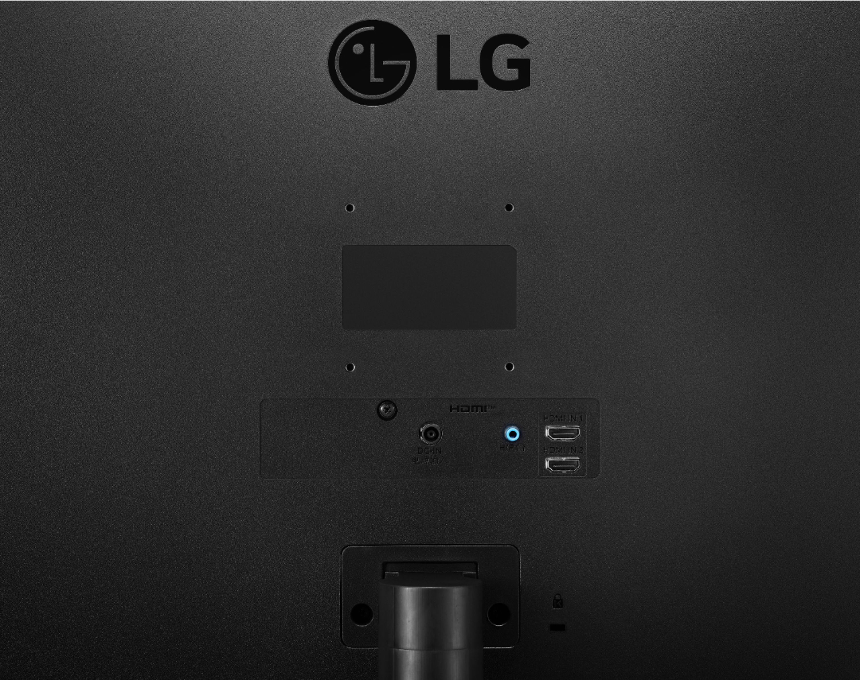Back View: LG - Geek Squad Certified Refurbished 27" IPS LED FHD FreeSync Monitor - Black
